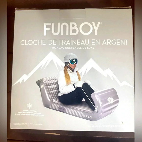 Brand new FUNBOY Inflatable Alpine Mountain Sleigh Still in box - Picture 2 of 9